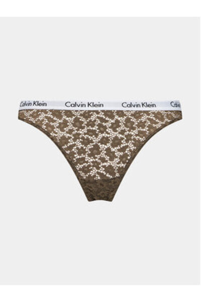 Calvin Klein Γυναικεία Κλασικά Σλιπ 000QD3860E Καφέ