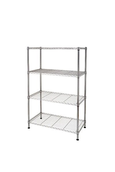 HONEYBEE رف تخزين سلكي متين قائم بذاته مكون من 4 طبقات