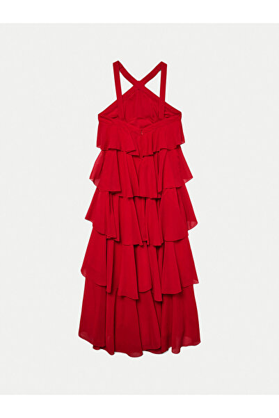 Vero Moda Γυναικείο βραδινό φόρεμα 10295237 Κόκκινο