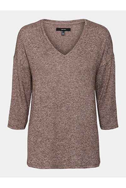 Veromoda Curve Γυναικεία Μπλούζα vero moda curve 10297287 Καφέ