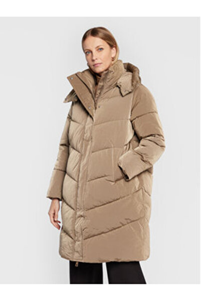 Calvin Klein Γυναικείο Χειμερινό Μπουφάν K20K204690RBC Μπεζ