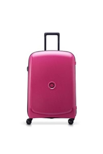 Delsey Belmont Plus Non Expandable 4 Wheels Hard Trolley, 81 cm, Raspberry