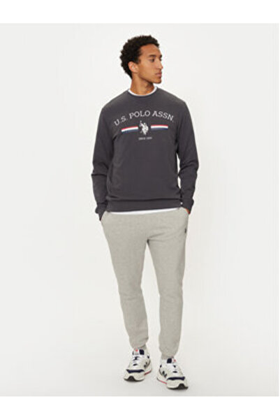 U.S. Polo Assn. Ανδρικό Φούτερ US Polo Assn MUP1660-B91 Γκρι