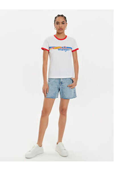 WRANGLER Γυναικείο T-Shirt 112357911 Λευκό