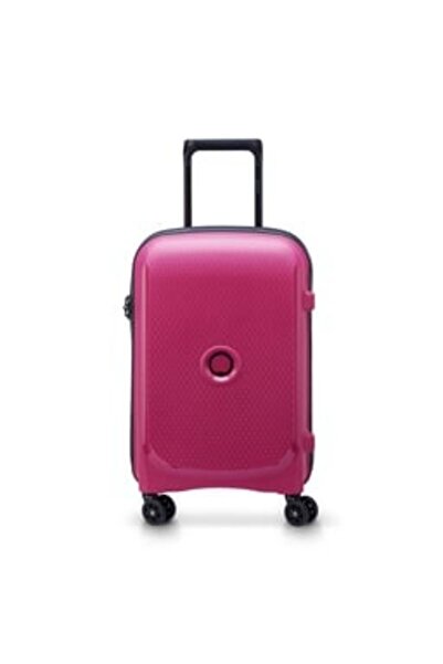 Delsey Belmont Plus Non Expandable 4 Wheels Hard Trolley, 55 cm, Raspberry
