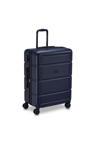 Delsey Camelia 4 Wheel Hard Trolley, 70 cm, Navy