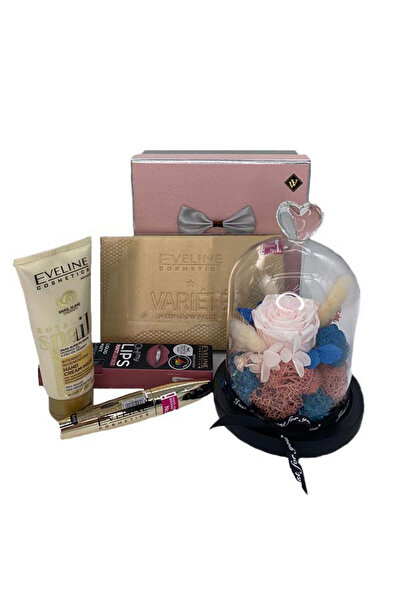 velve Подаръчен комплект за жени, криогенна роза, дневен крем, спирала, компл...