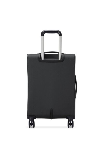 Delsey Pin Up 6 Soft Trolley, 4 Double Wheels, 68 cm, Black
