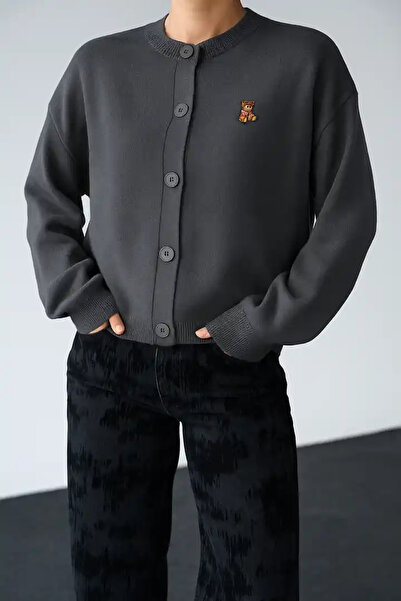 cemo Bear Printed Cardigan