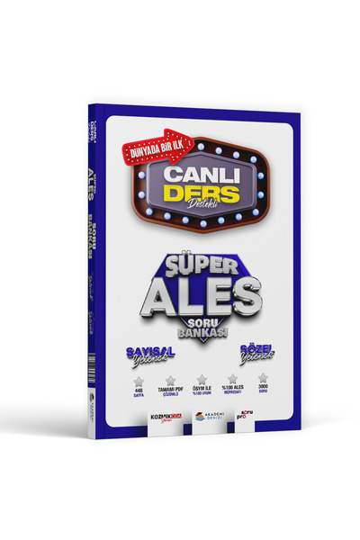 Yayın Denizi Yayınları Akademi Denizi ALES Sayısal Sözel Yetenek Süper Soru B...