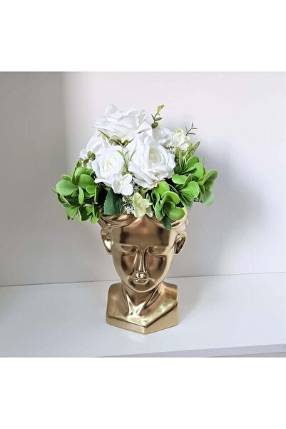 velve Vaza Venus Wanted Power gold, Inaltime 25 cm, vaza venus