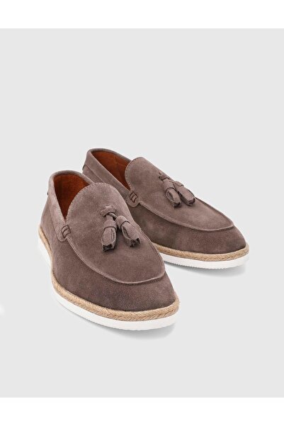 İLVİ Caistor Genuine Suede Mink Men's Loafer