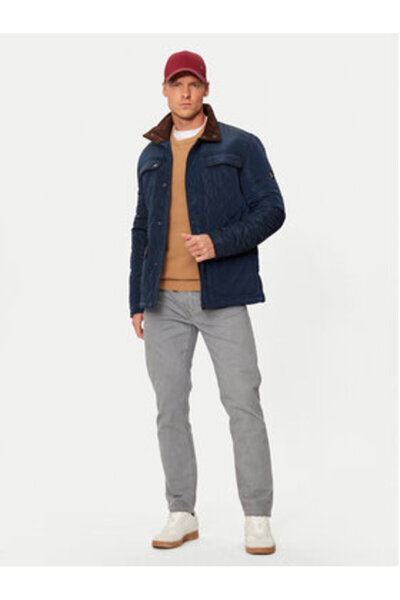 U.S. Polo Assn. Ανδρικό τζάκετ μεταβατικής γραμμής us polo assn MUP3790-J09 μπλε