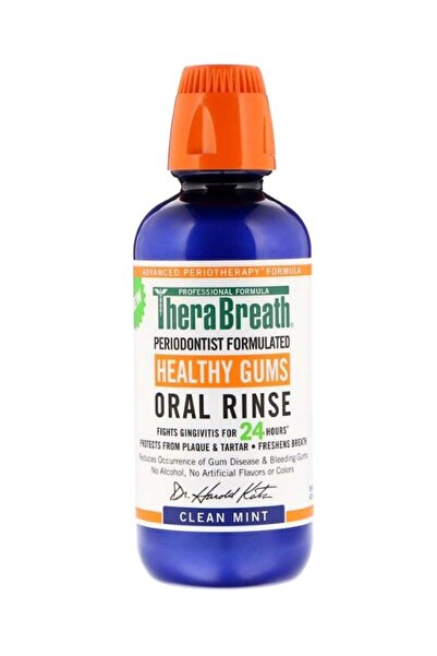 Thera Breath غسول فم ثيرابريث بنكهة النعناع المنعش لصحة اللثة، 16 أونصة سائلة