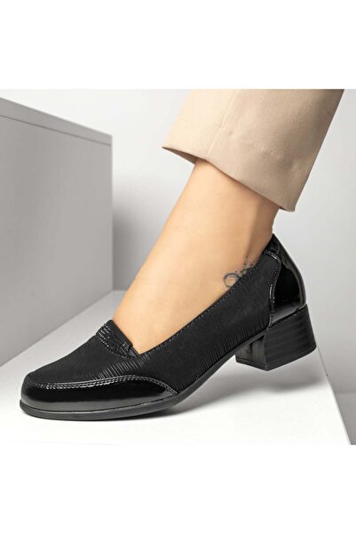 Modlet.ro Women's black low heel shoes MOD13260