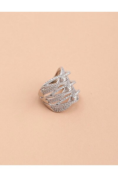 İLVİ Sholy Silver Color Women Ring