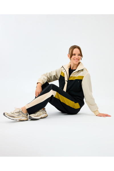 SKECHERS W Color Block Mİcro Pant Kadın Siyah Pantolon S2520221-3817