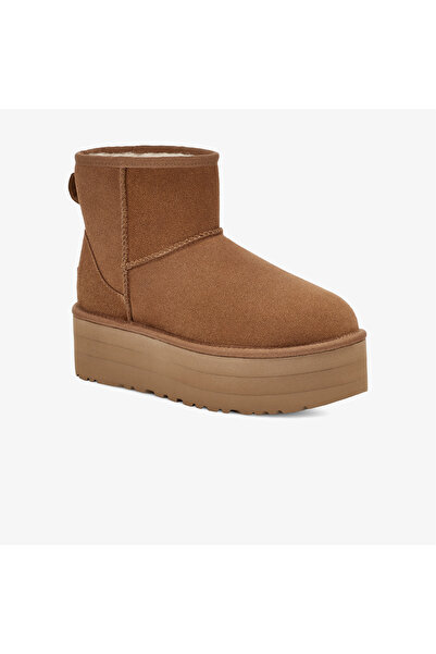 UGG Kadın Bot 1134991 W Classıc Mını Platform Chestnut (taba)
