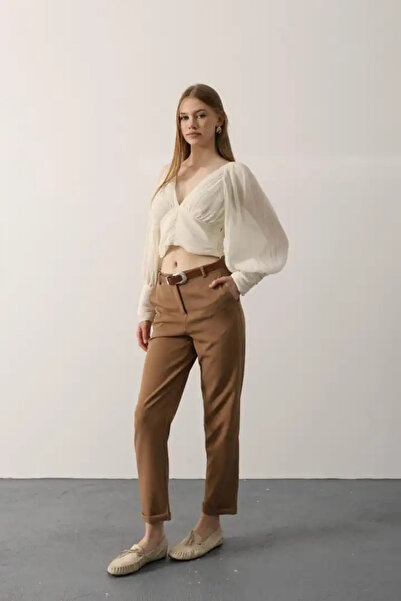 cemo Belted Carrot Trousers