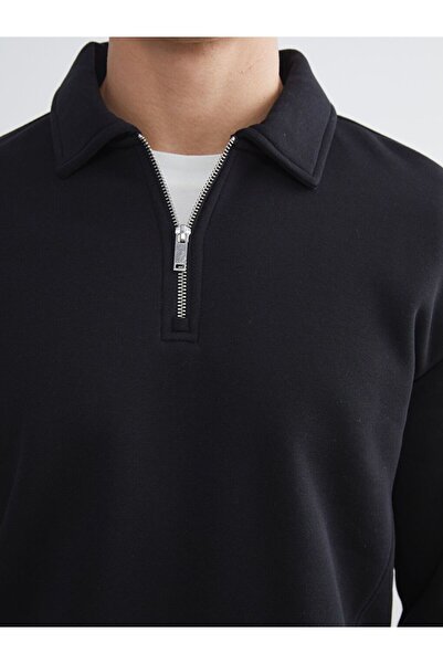 LC Waikiki LCW Vision Polo Yaka Erkek Sweatshirt