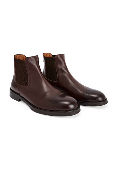 Hemington Doğal Antik Deri Kahverengi Chelsea Bot