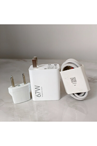 maxisepet Xıaomı Redmi Note 13 Pro 5G Uyumlu Şarj Aleti 67 Watt Amerikan Başlık + TR Dönüştürücü