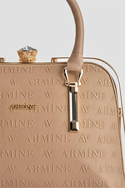 Armine Shoulder and Hand Bag - 339 Mink