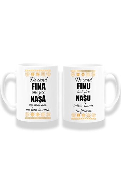 OEM Set 2 Cani Personalizate pentru Nasi