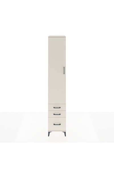 Dienni Hyperion Dolap 5 Raflı 3 Çekmeceli Tek Kapaklı 44x44x243 Aytaşı-Aytaşı