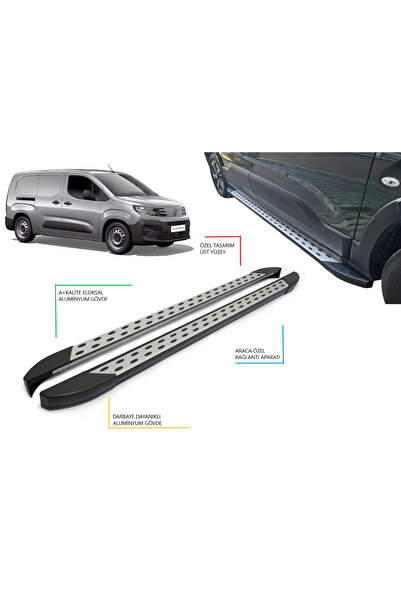 TUNAX OTO PARTNER PANEL VAN UZUN ŞASE NOKTALI YAN BASAMAK 2019 2020 2021 2022...