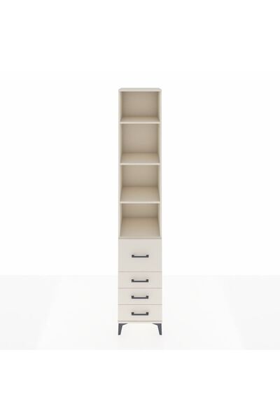 Dienni Hyperion Dolap 4 Raflı 4 Çekmeceli 44x44x243 Aytaşı-Aytaşı