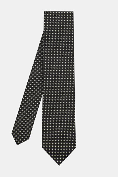 W Collection Black Silk Tie