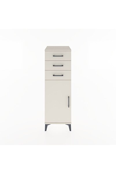 Dienni Hyperion Dolap 3 Çekmeceli Tek Kapaklı 44x44x134 Aytaşı-Aytaşı