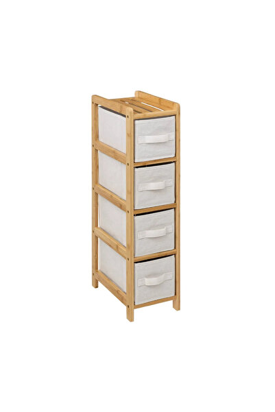 5five Simple Smart Comodă Tidy Box, cadru din bambus, 33 x 19 x 78,2 cm