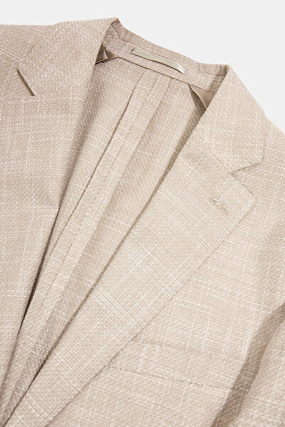 W Collection BEJ DÜĞMELİ YÜN CEKET