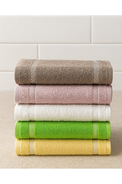 POKUT Mutfak Havlu Seti 30x30 cm 5’li – Emici, Yumuşak, Pamuklu Kurulama ve T...