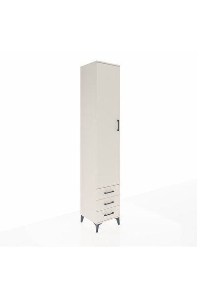 Dienni Hyperion Dolap 3 Raflı 3 Çekmeceli Tek Askılı 44x44x243 Aytaşı-Aytaşı