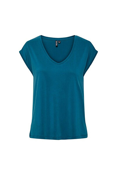 PIECES T-shirt, blue