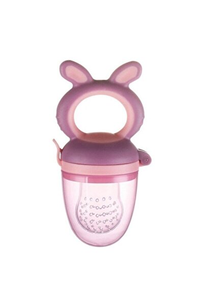 SMARTECH Suzeta pentru diversificarea hranei, fructe si legume, silicon moale, Mov, 12 Luni+