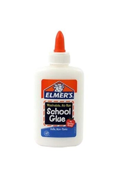 Elmers Elmer’s E 301 School Glue, Washable No-Run, 1.25 Ounces (Pack of 12)