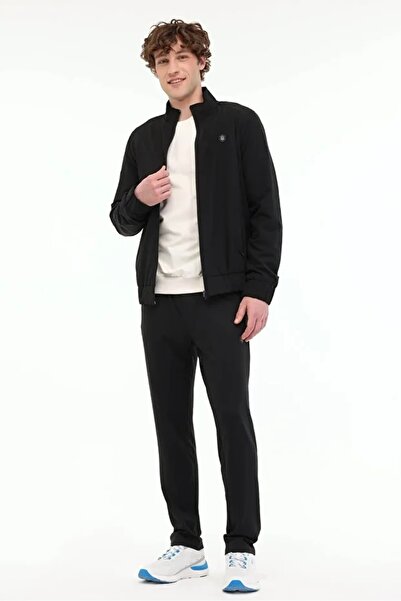 lumberjack 5W M-Bs04 Woven T.Suıt 5Pr Men's Tracksuit Set A102032534 Black