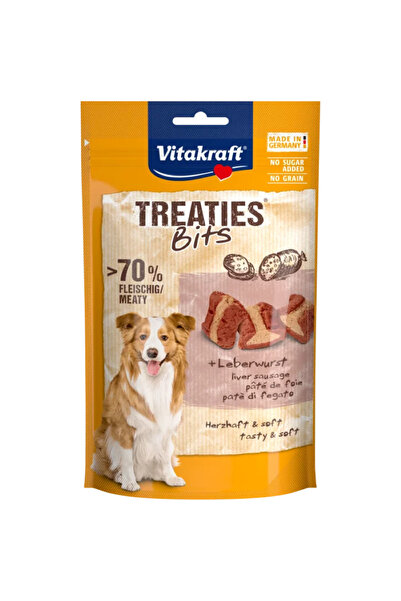 Vitakraft Treaties Bits Liver sausage,120g,Dog