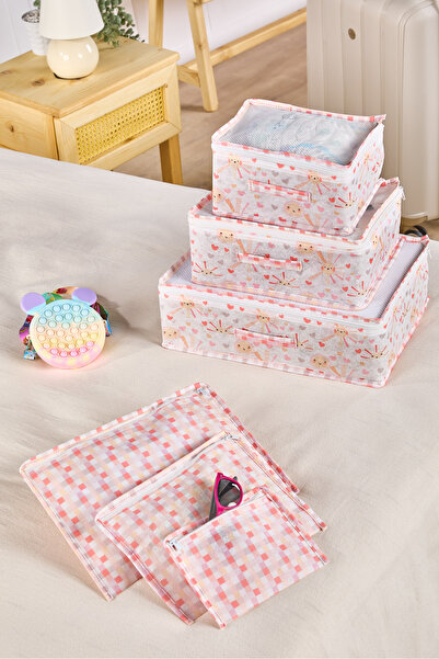 Serstil Little Sun Serisi 6 Parça Bebek Bakım ve Organizer Çanta Seti – Anne Bebek Çantası