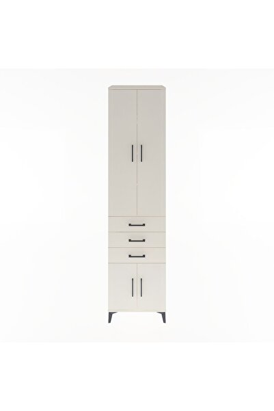 Dienni Hyperion Dolap 4 Raflı 3 Çekmeceli 4 Kapaklı 60x44x243 Aytaşı-Aytaşı