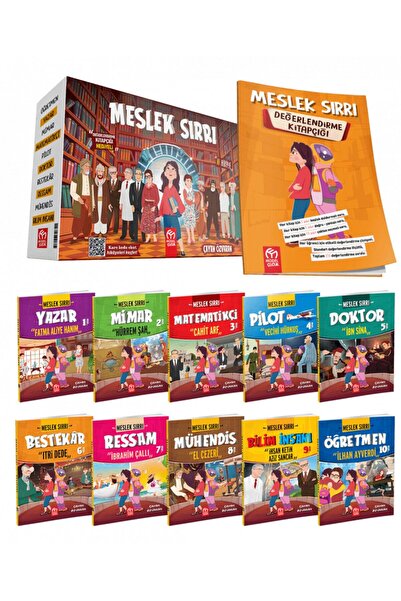 Model Eğitim Yayınları Meslek Sırrı Hikaye Serisi Okuma Seti 10 Kitap Her bir...