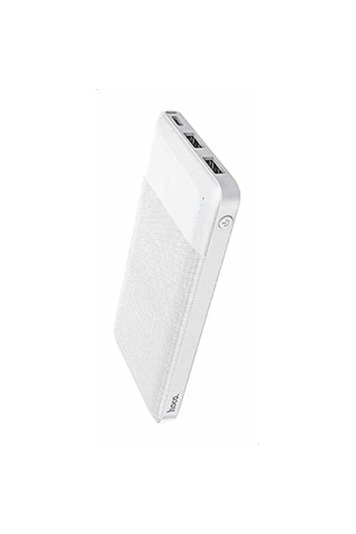 Hoco J72 External Battery, 10000mAh, 2xUSB-A, 10W Charging, White