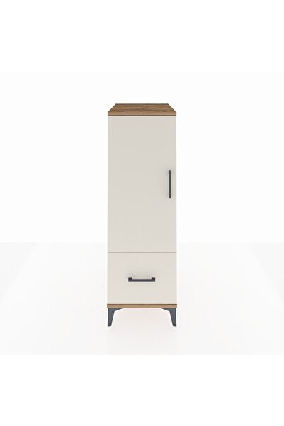 Dienni Kronos Dolap 2 Raflı Tek Çekmeceli Tek Kapaklı 44x59x134 Çam-Aytaşı