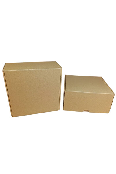 mk kutu 20x20x10 E-Ticaret ve Kargo Kutusu / Karton Gönderi Kolisi [25 Adet]