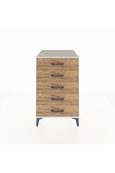 Dienni Kronos Komodin 5 Çekmeceli 60x59x96 Aytaşı-Çam