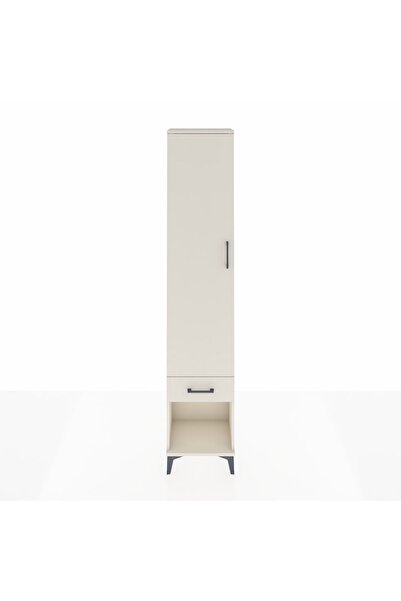 Dienni Arges Dolap 4 Raflı Tek Çekmeceli Tek Kapaklı 44x30x221 Aytaşı-Aytaşı